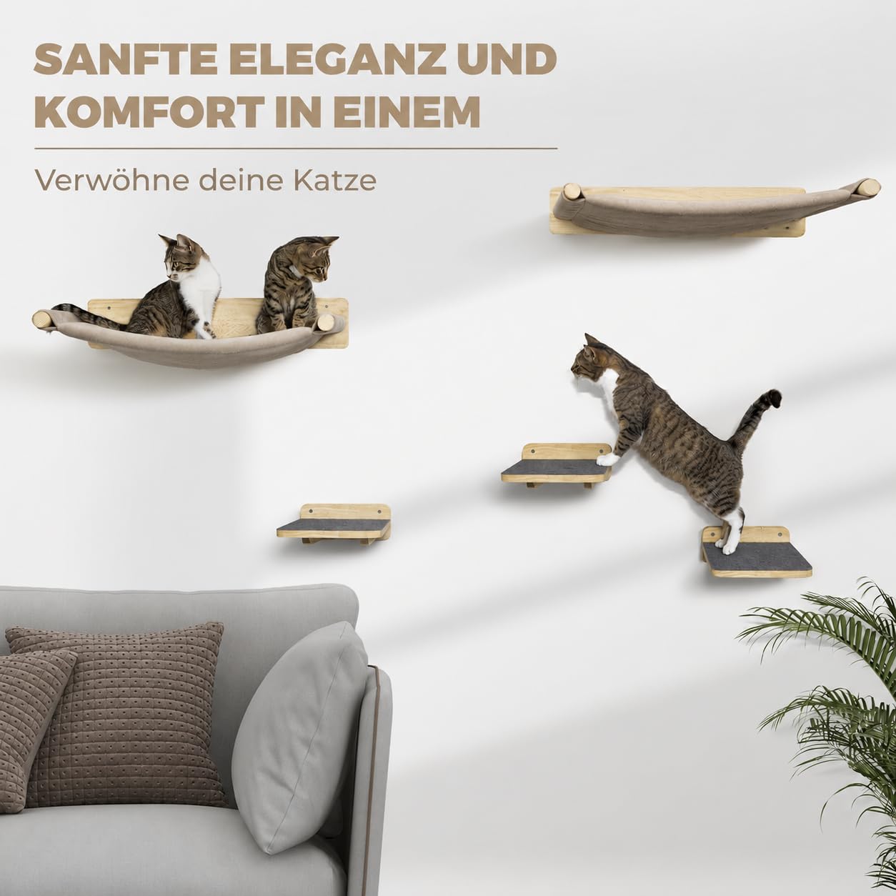 Sanfte Eleganz und Komfort für deine Katze