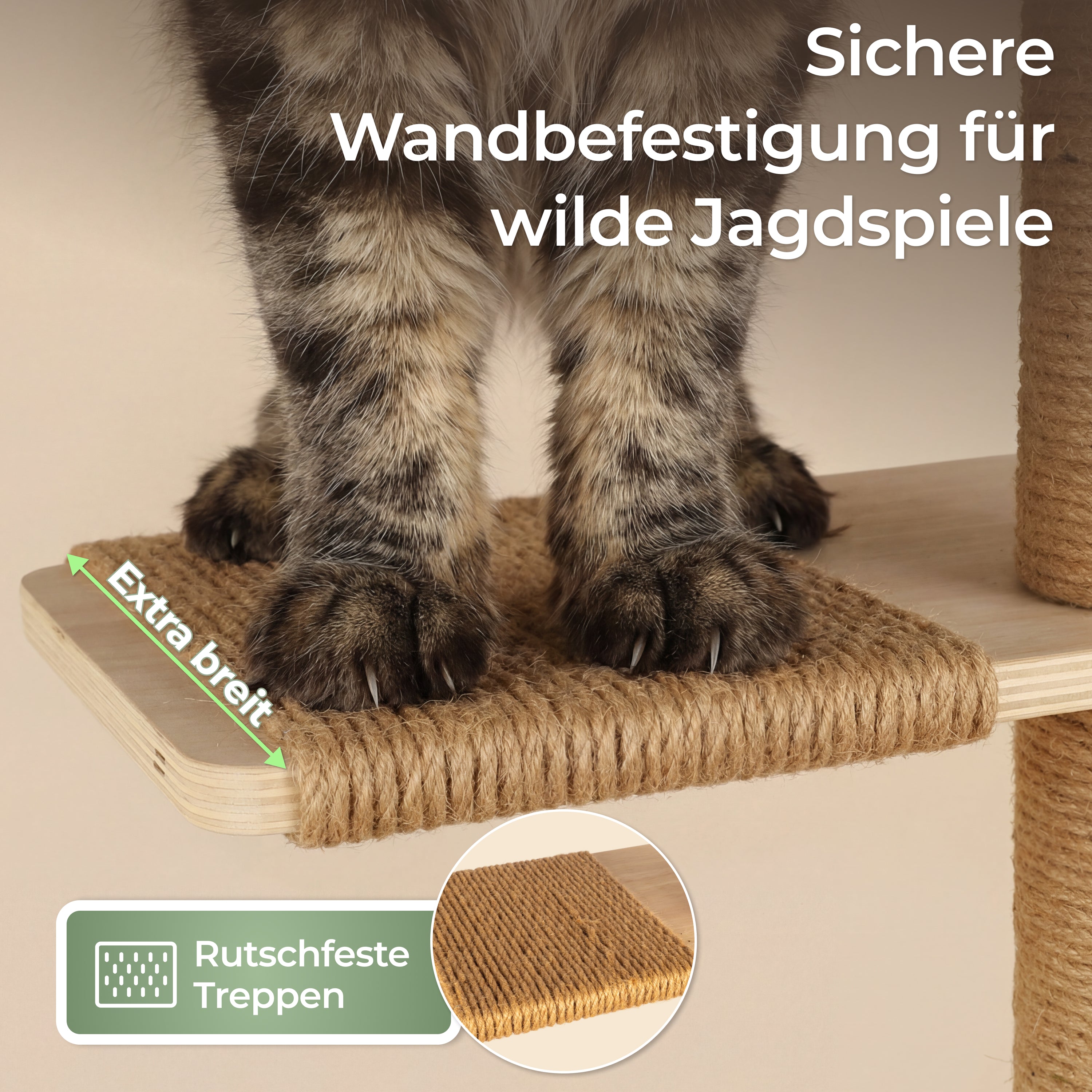 Deckenhoher Kletterbaum Katze