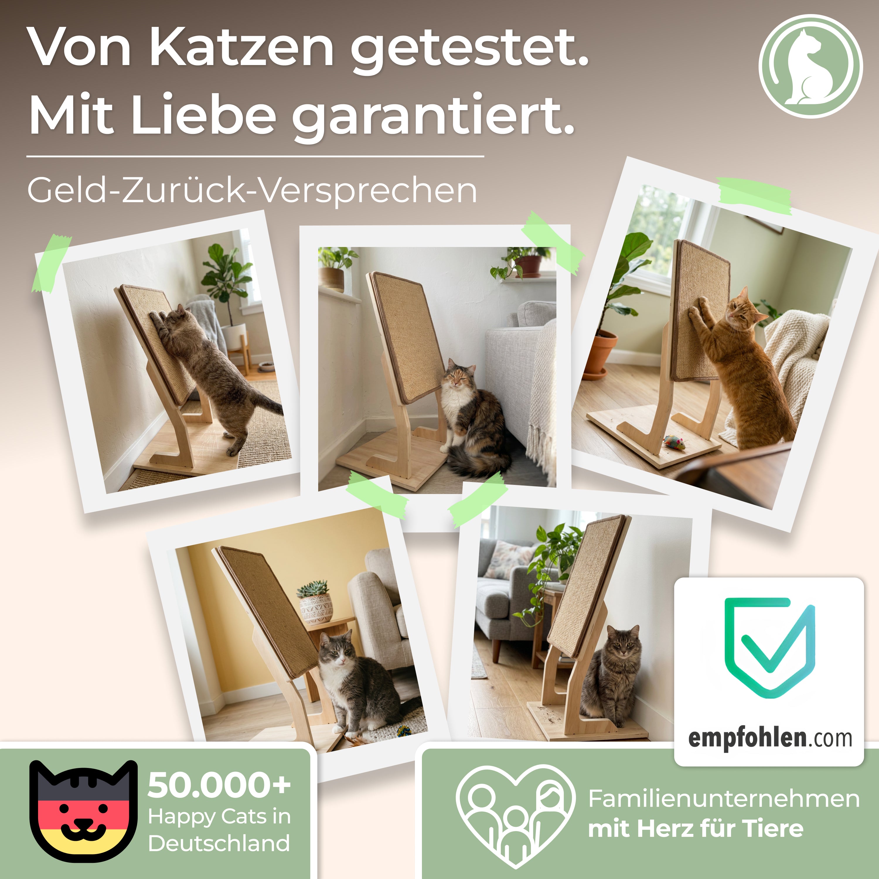 WOOWOOD Katzenkratzbrett