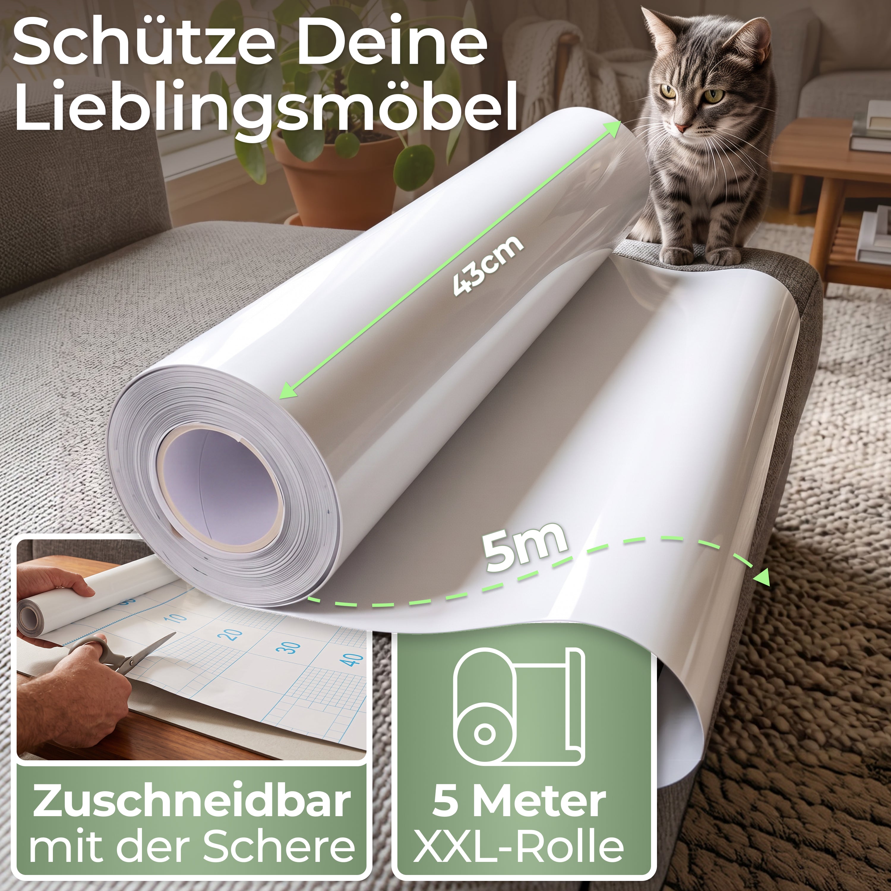 Kratzschutzfolie Katze selbstklebend