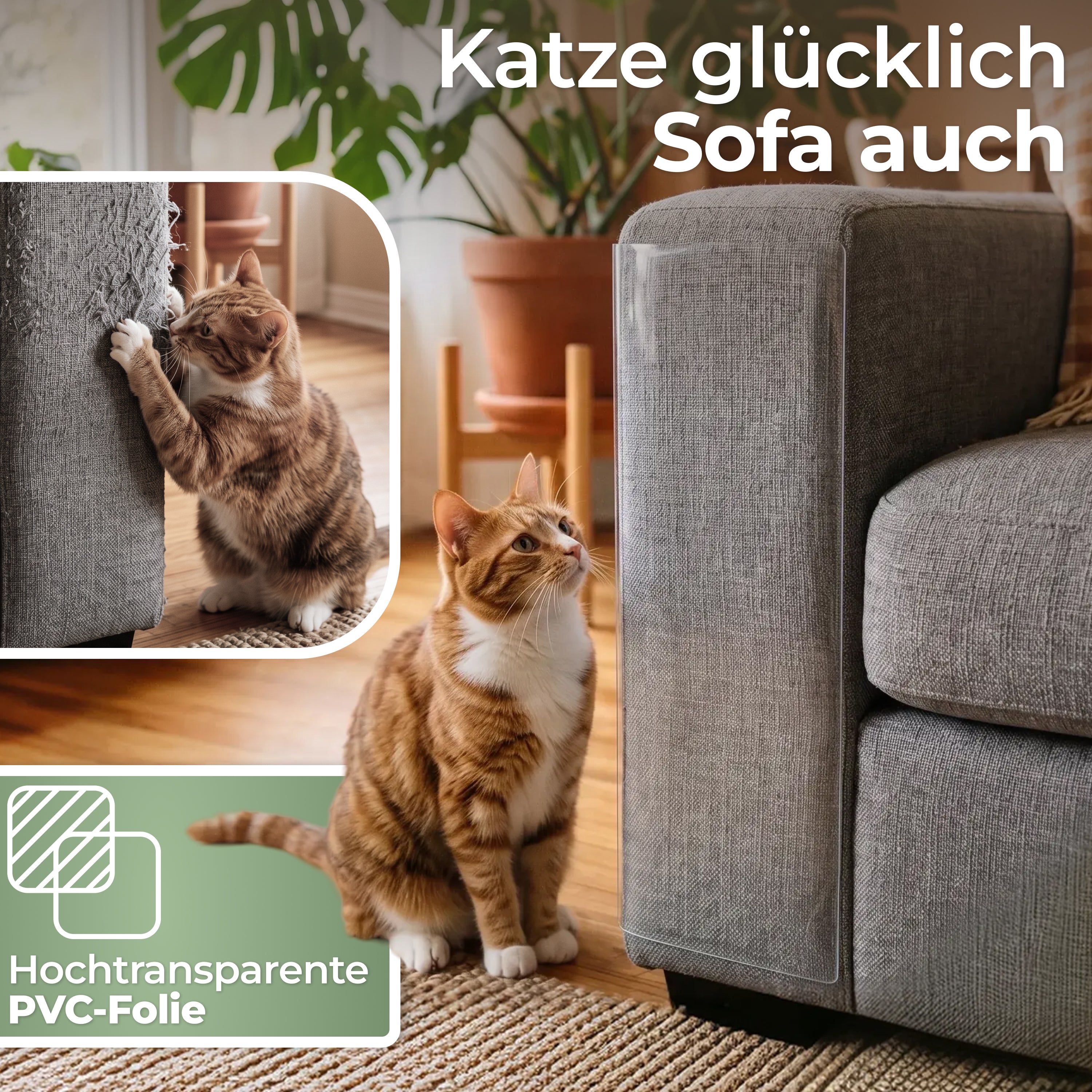 Kratzschutzfolie Katze selbstklebend