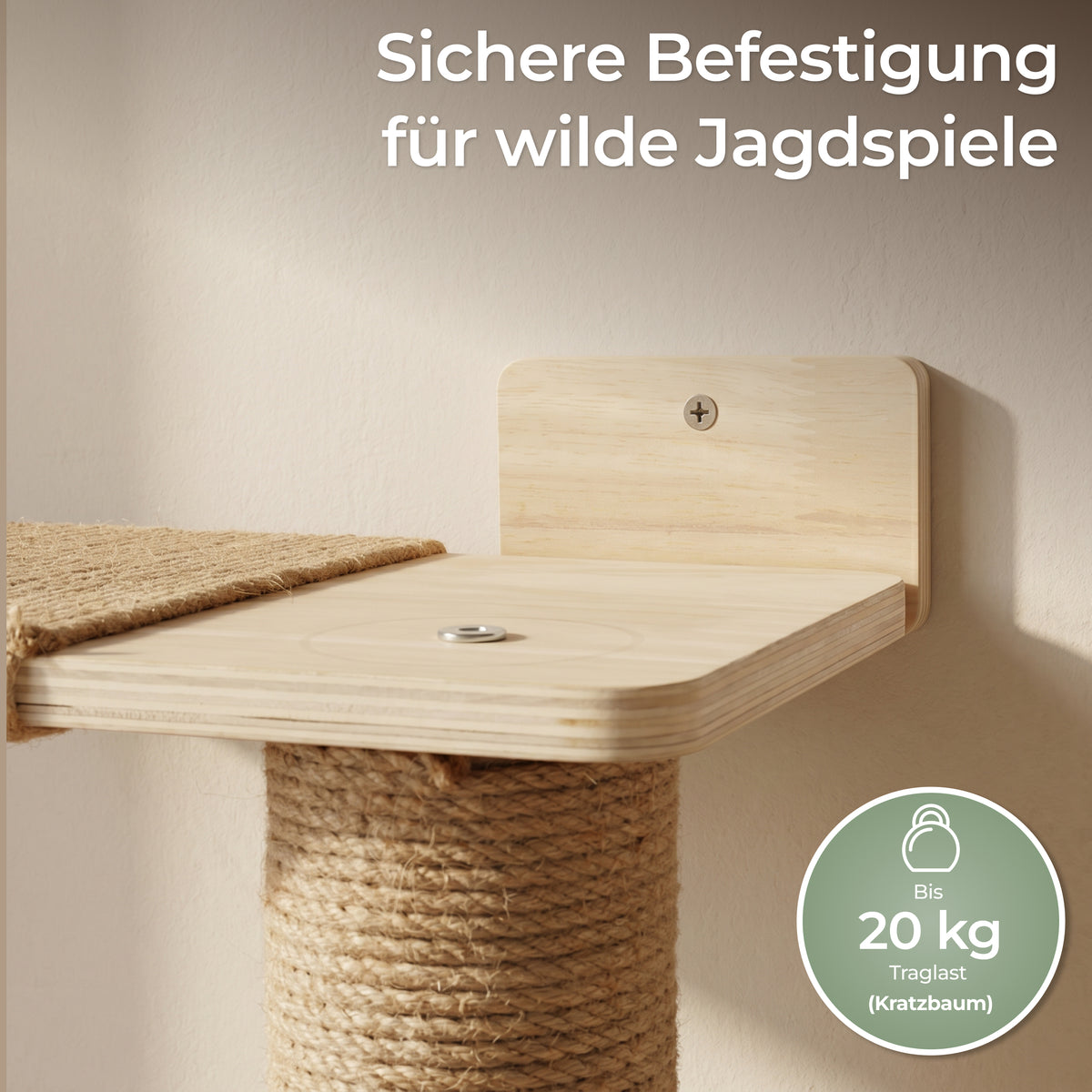 Katzenhängematte 60 cm breit mit waschbarem Bezug