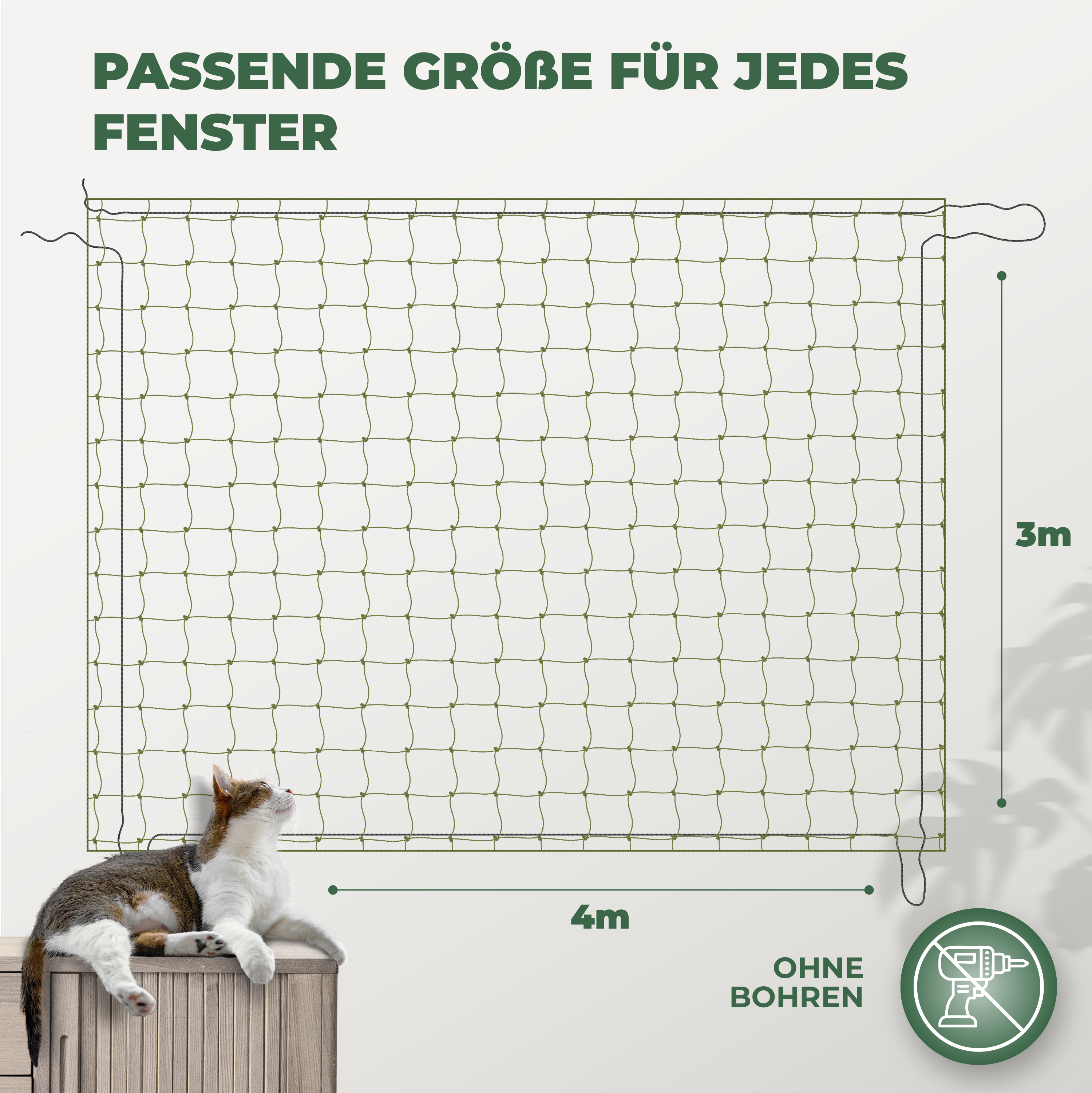 Cat hammock | Green