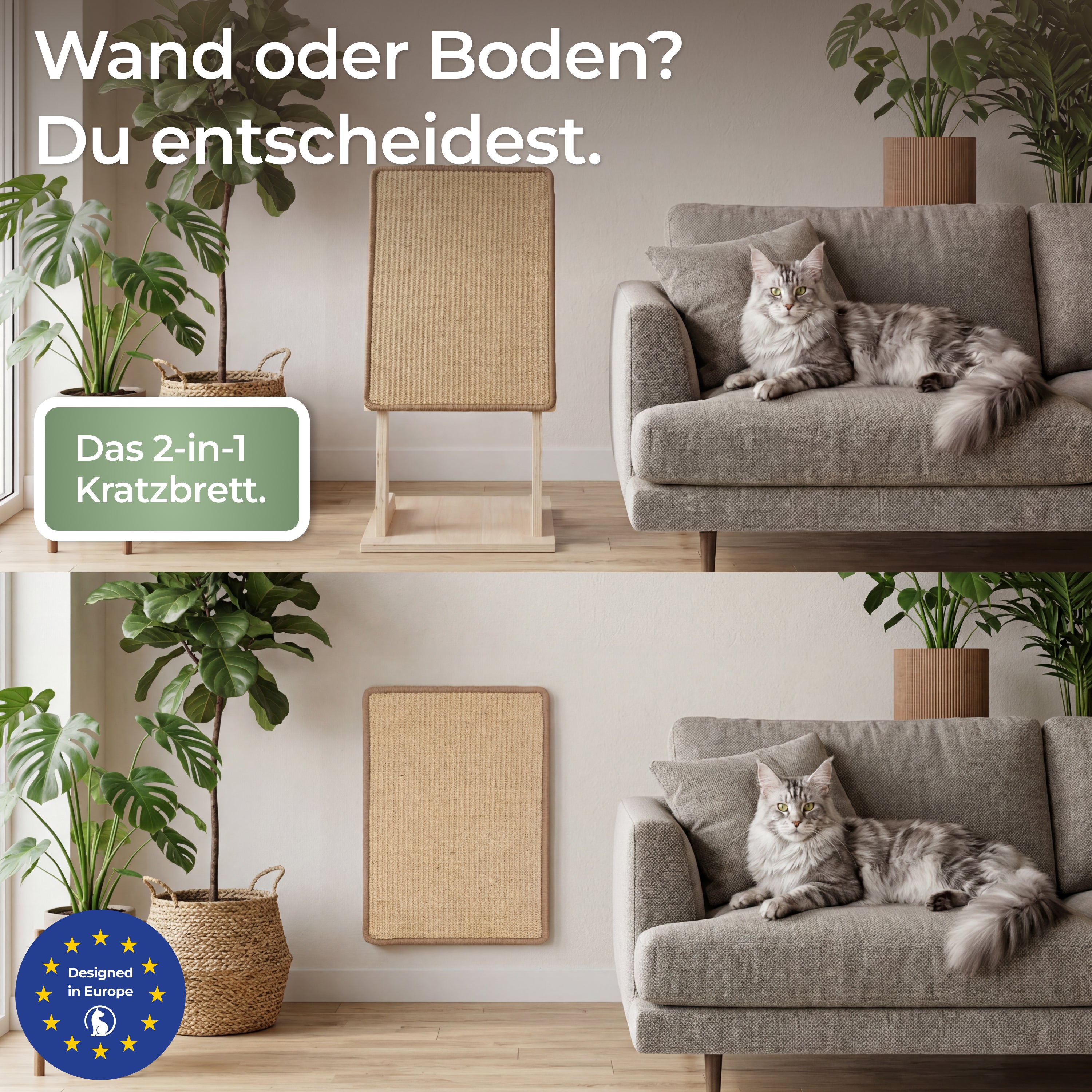 WOOWOOD Katzenkratzbrett