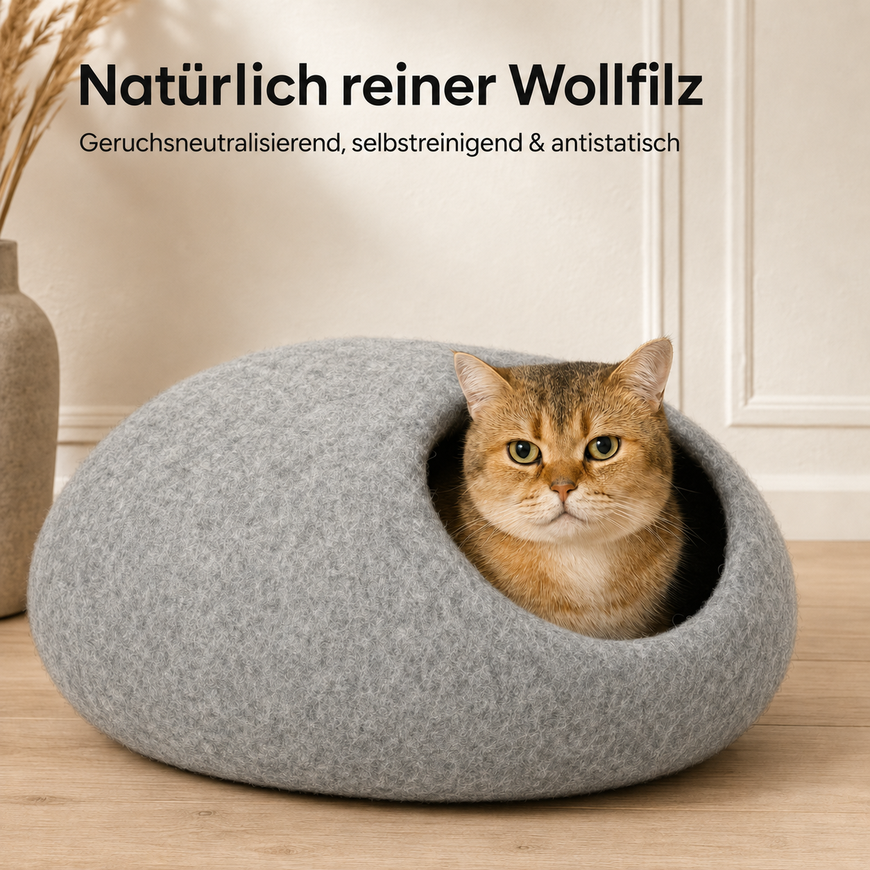 Naturreiner Wollfilz – Cosy Cave Naturhell